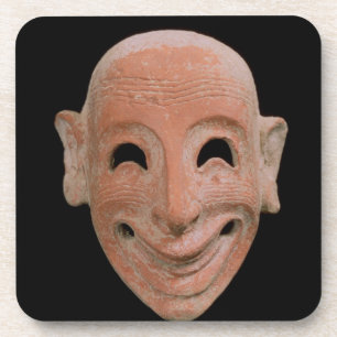 Dessous-de-verre Masque grotesque, de Motya, 6ème siècle AVANT