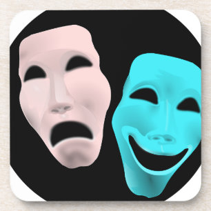 Dessous-de-verre Masques de comique