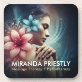 Dessous-de-verre Massage Thérapie Guérison Mains Énergie Spa Bien-ê (Devant)