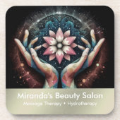 Dessous-de-verre Massage Thérapie Guérison Mains Énergie Spa Bien-ê (Devant)