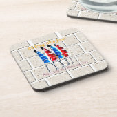 Dessous-de-verre Massai Morans art chrétien Imprimer (Côté gauche)