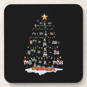 Dessous-de-verre Math Teacher Christmas Tree Funny Christmas Math F (Devant)