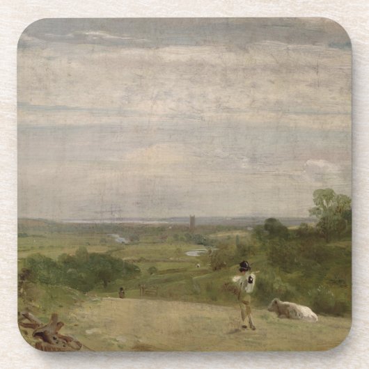 Dessous-de-verre Matin d'été de John Constable | : Dedham de Langh (Devant)