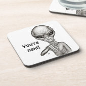 Dessous-de-verre Mauvais Alien, Tu es le prochain ! (Côté gauche)