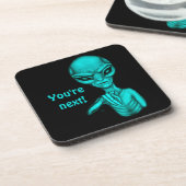 Dessous-de-verre Mauvais Alien, Tu es le prochain ! (Côté gauche)