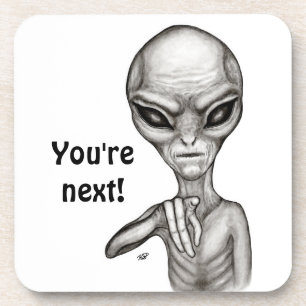 Dessous-de-verre Mauvais Extraterrestre, À toi ensuite !
