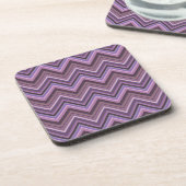 Dessous-de-verre Mauve zigzag stripes (Côté gauche)