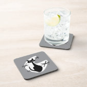 Dessous de verre MCM Âge atomique Kitty Boomerang  (Côté Droit)