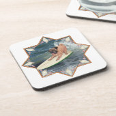Dessous-de-verre Mec Pug Surfeur (Côté gauche)