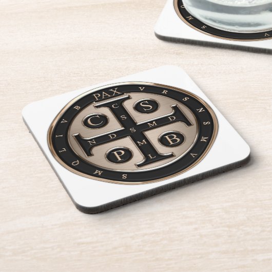 Dessous-de-verre Médaille de St Benoît (Côté gauche)