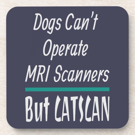 Dessous-de-verre Medical Joke Dogs and Cats Dad Joke Funny (Devant)