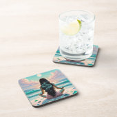 Dessous-de-verre Méditation Harmonie sur la plage (Côté Droit)