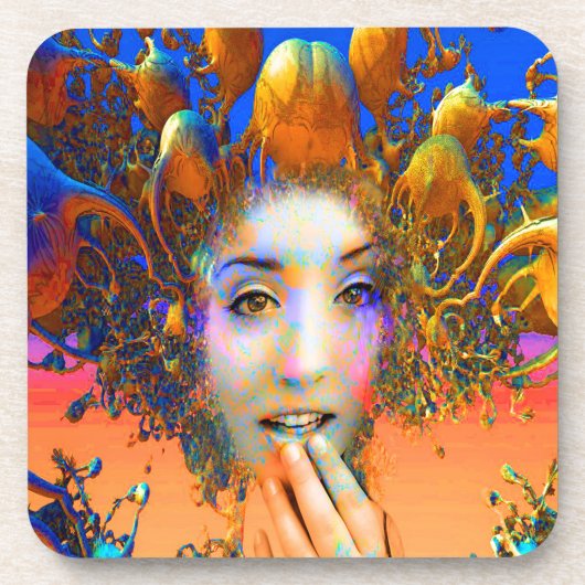 Dessous-de-verre Medusa biologique (Devant)