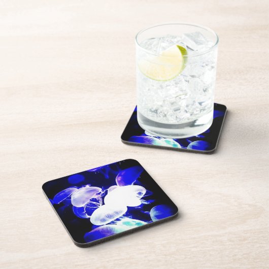 Dessous-de-verre Méduse d'Indigo (Côté Droit)