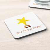 Dessous-de-verre Meilleur trophée de mère sur un (Côté gauche)