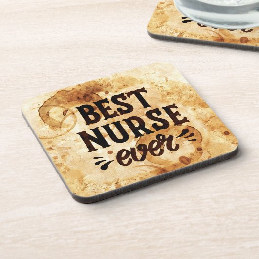 Dessous-de-verre Meilleure infirmière (Côté gauche)