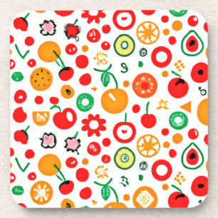 Dessous-de-verre Mélanges de Motifs de fruits. Commandez dès mainte