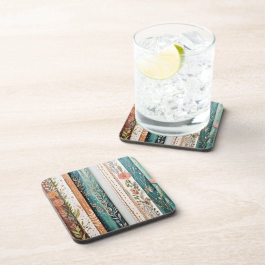 Dessous-de-verre mélanges de motifs shabby chic (Côté Droit)