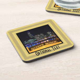 Dessous-de-verre Melbourne Australie Lumières CBD au-dessus du pont