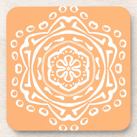 Dessous-de-verre Melon Mandala (Devant)