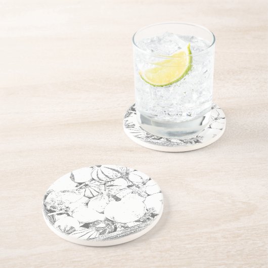 Dessous de verre - Mélons à vendre (Côté)