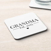 Dessous-de-verre Mémé Fondée 2025 (Côté gauche)