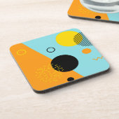 Dessous-de-verre Memphis, hipster, tendance, art de l'illustration  (Côté gauche)