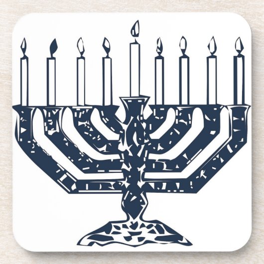 Dessous-de-verre Menorah (Devant)