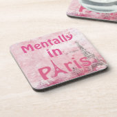 Dessous-de-verre Mental In Paris Beverage Coaster (Côté gauche)