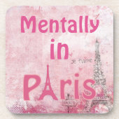 Dessous-de-verre Mental In Paris Beverage Coaster (Devant)
