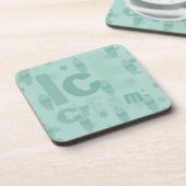 Dessous-de-verre Menthe glacée (Côté gauche)