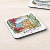 Dessous-de-verre Menton French Riviera coasters (Côté gauche)