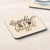 Dessous-de-verre Merci et béni (Côté gauche)