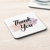 Dessous-de-verre Merci Floral (Côté gauche)