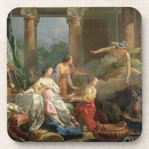 Dessous-de-verre Mercury, Herse et Aglauros, 1763 (huile sur la