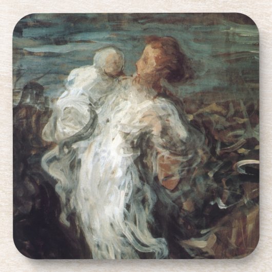 dessous de verre "Mère avec enfant" (Devant)