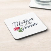 Dessous-de-verre Mère de la calligraphie Mariage Groom | DESSOUS DE (Côté gauche)