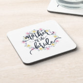 Dessous-de-verre Mère de la Mariage mariée Calligraphie | DESSOUS D (Côté gauche)