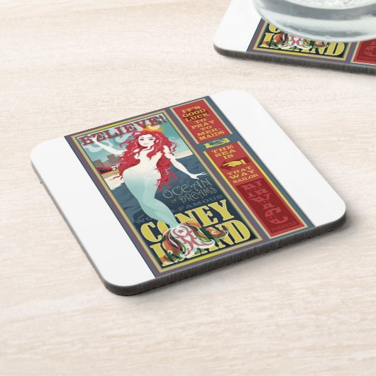 Dessous-de-verre mermaid (Côté gauche)