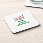Dessous-de-verre  Merry Christmas Beverage Coaster (Côté gauche)
