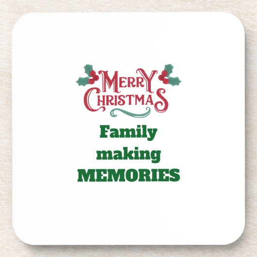 Dessous-de-verre  Merry Christmas Beverage Coaster (Devant)