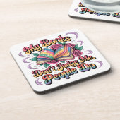 Dessous-de-verre Mes livres ne me jugent pas... (Côté gauche)