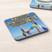 Dessous-de-verre Message sur le Sommet du Kilimandjaro kenya (Côté gauche)