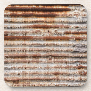 Dessous-de-verre Métal rouillé vintage