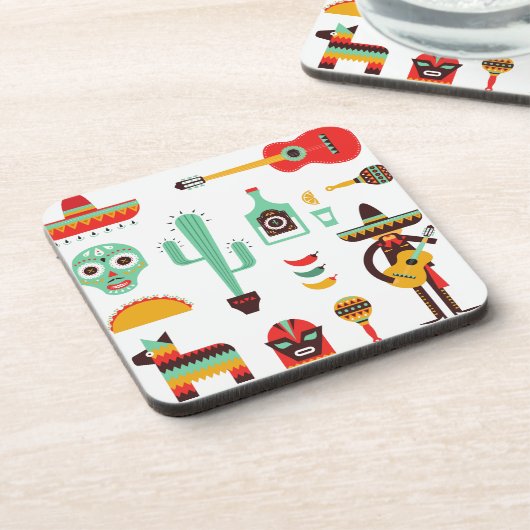 Dessous-de-verre mexican mariachi (Côté gauche)