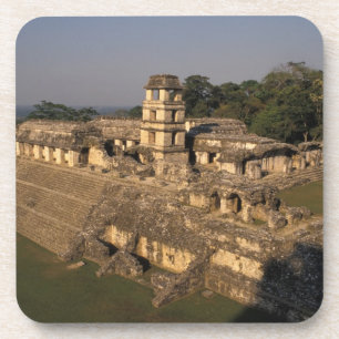 Dessous-de-verre Mexique, province de Chiapas, Palenque, Le Palais