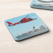 DESSOUS-DE-VERRE MH-65 DAUPHIN (Côté gauche)