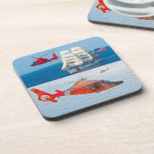 DESSOUS-DE-VERRE MH-65 DAUPHIN (Côté gauche)