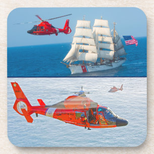 DESSOUS-DE-VERRE MH-65 DAUPHIN