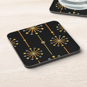 Dessous-de-verre Mi-siècle Starburst Strier Couleurs personnalisées